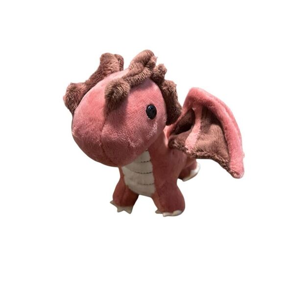 Bellzi Pink Mini Draggi the Dragon Plush Stuffed Animal Toy - Picture 1 of 14